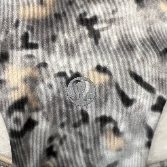 Sold- LULULEMON Top Speed Fleur Silver Spoon Sports Bra - Picture 7 of 8